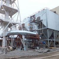 Строительство 2-х газоочисток за котлами №10, 11 сжигающими лузгу подсолнечника