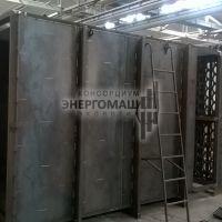 Строительство рукавного фильтра ФРУ-230-М за котлом сжигающим древесную щепу. ПАО "Кохавинская бумажная фабрика"