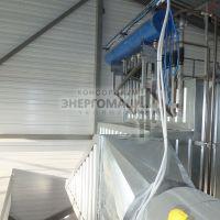 Строительство рукавного фильтра ФРУ-230-М за котлом сжигающим древесную щепу. ПАО "Кохавинская бумажная фабрика"